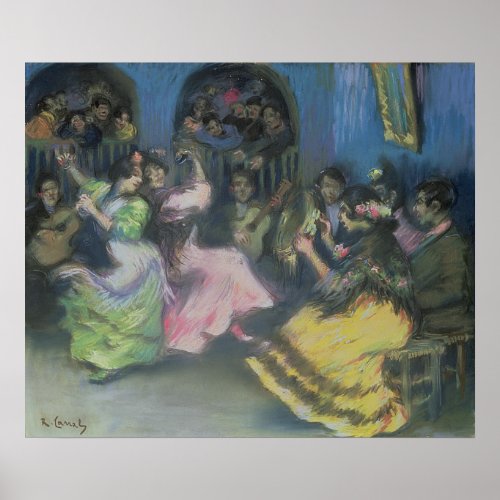 Spanish Gypsy Dancers 1898 Poster