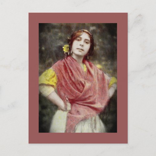 Spanish Gypsy Woman Postcard