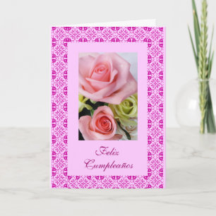 Spanish: Happy Cumpleanos Card
