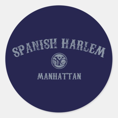 Spanish Harlem Classic Round Sticker