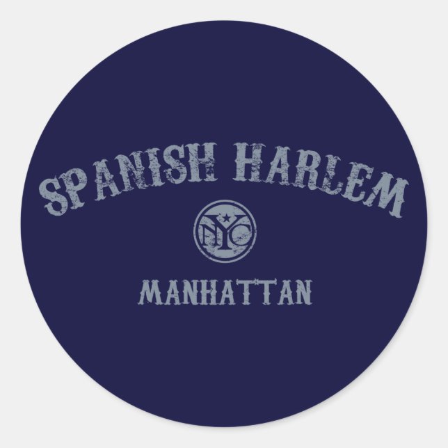 Spanish Harlem Classic Round Sticker (Front)