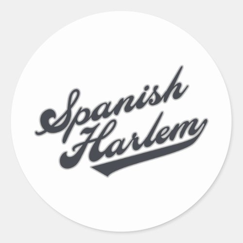 Spanish Harlem Classic Round Sticker