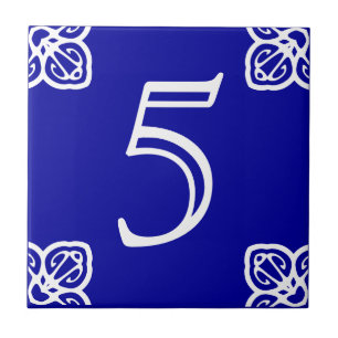 Spanish House Number Tile