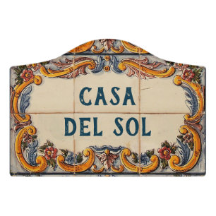 Spanish House Sign (text customizable)
