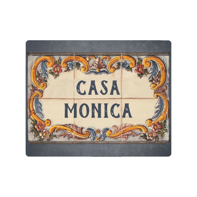 Spanish House Sign (text customizable) (Front)