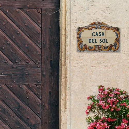 Spanish House Sign text customizable