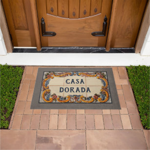 Bienvenidos welcome entryway front door decal wall decal, welcome in  spanish, spanish door sign