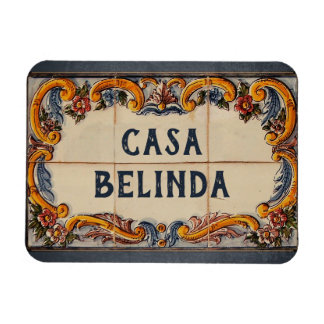 Spanish House Sign (text customizable) Magnet