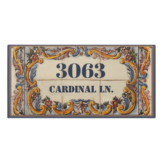 Spanish House-Sign with your text Door Sign (Classic Front)