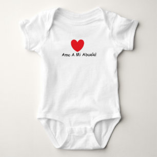 Spanish - I Love My Grandmother! Jersey Bodysuit