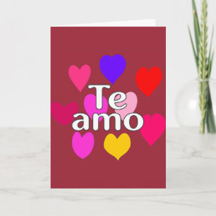 Spanish - I love you Card