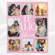 Spanish I Love You Mom Mother's Day 8 Photo Gift