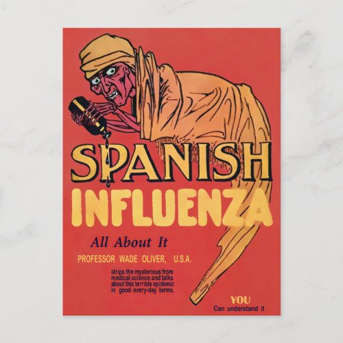 Spanish Influenza Postcard