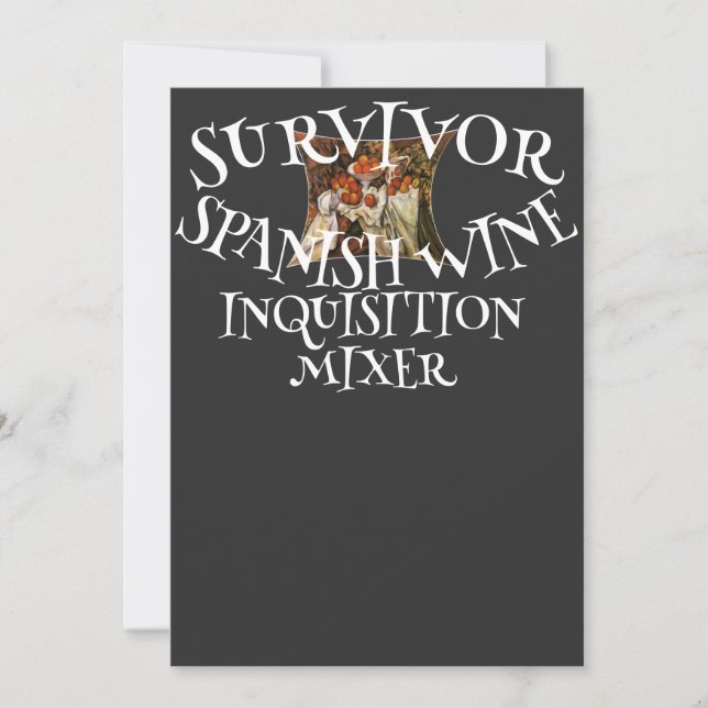 Spanish Inquisition Invitation (Front)