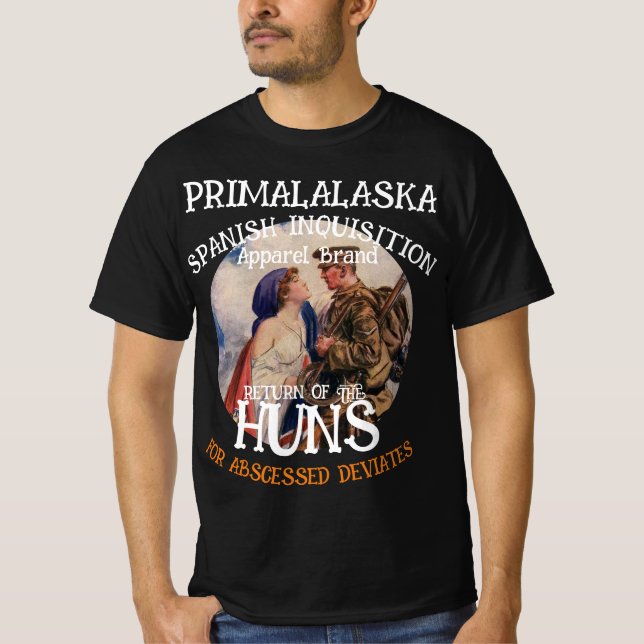 SPANISH INQUISITION RETURN OF THE HUNS T-Shirt (Front)