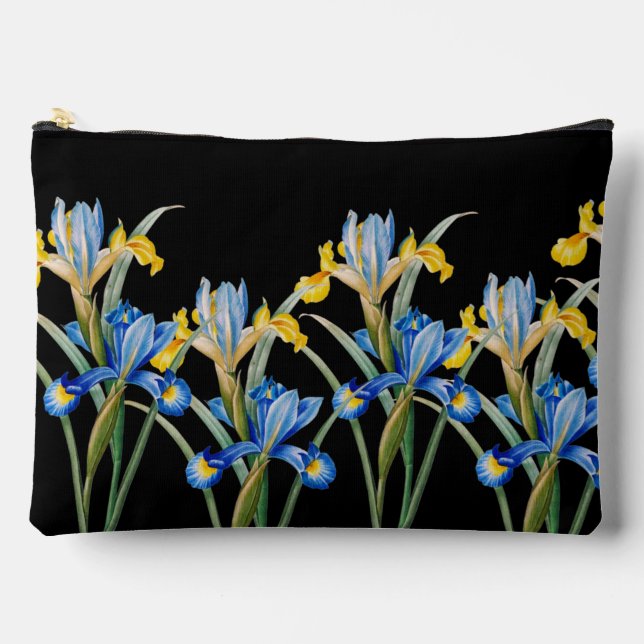 Spanish iris by Pierre-Joseph Redouté Accessory Pouch (Front)