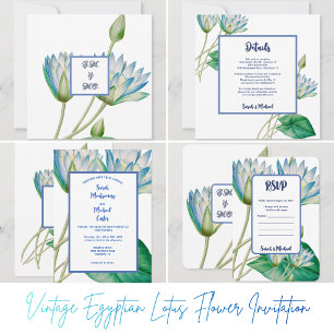 Spanish iris by Pierre-Joseph Redouté Invitation