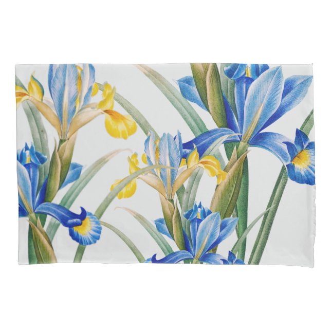 Spanish iris by Pierre-Joseph Redouté Pillow Case (Front)