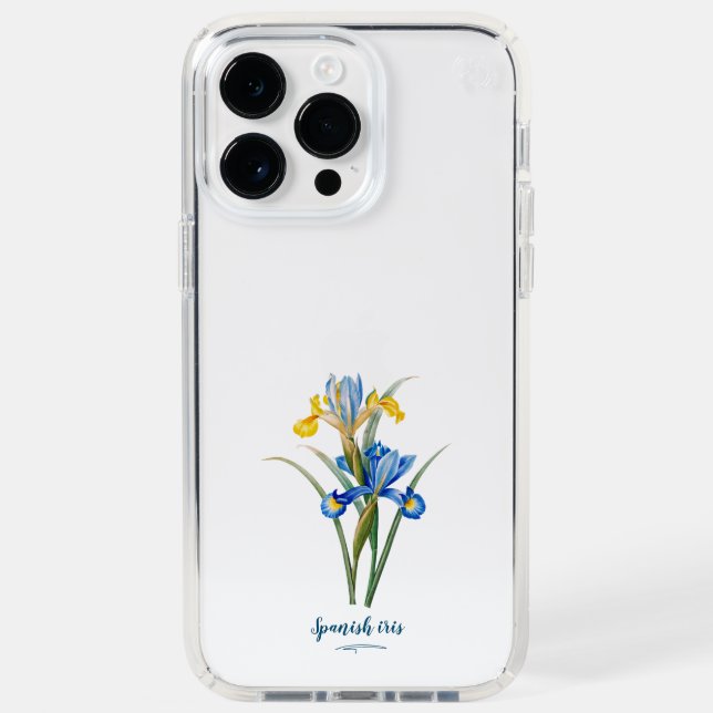 Spanish iris by Pierre-Joseph Redouté Speck iPhone Case (Front)