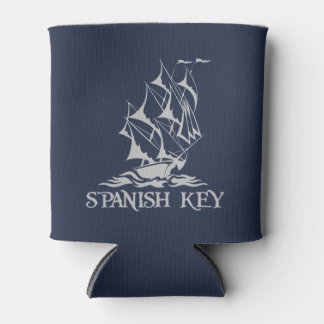 Spanish Key Coozie - Grey Logo