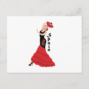 Spanish Lady Postcard