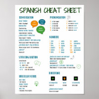 Spanish Language Cheat Sheet for Beginner Learners