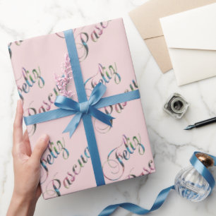 Spanish Language Easter Feliz Pascua Wrapping Paper