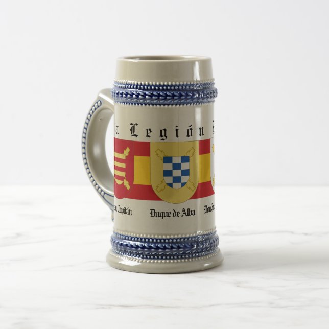 SPANISH LEGION BEER STEIN (Front Left)