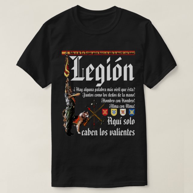 SPANISH LEGION T-Shirt (Design Front)