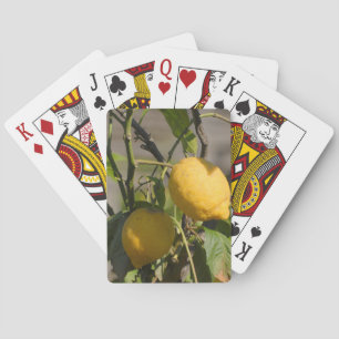 Spanish Lemon Graphics Poker Cards