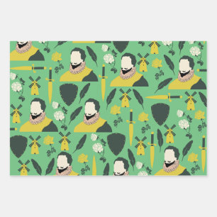 Spanish literature teacher wrapping paper