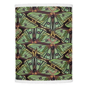 Spanish Luna Moth Pattern Lamp Shade