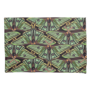 Spanish Luna Moth Pattern Pillow Case