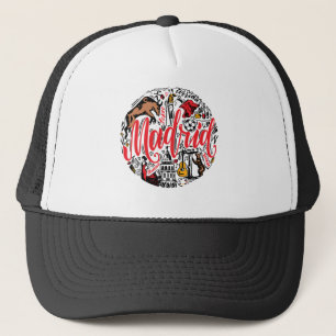 Spanish MADRID theme Trucker Hat