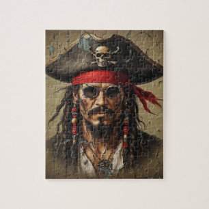 Spanish Maine Pirate Chieftain Jigsaw Puzzle