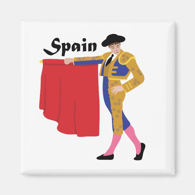Spanish Man Magnet (Front)