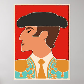 Spanish, Matador, Bull Fighter Poster