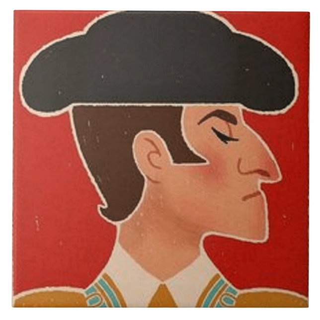 Spanish Matador | Spain Ceramic Tile (Front)