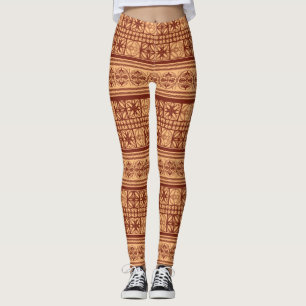 Spanish Medieval Pattern Leggings