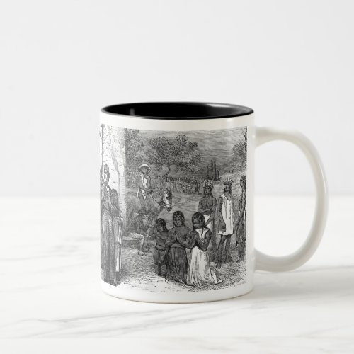 Spanish Mission of the Alamo Two_Tone Coffee Mug