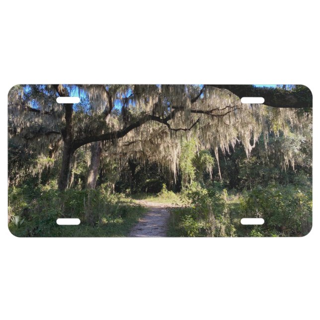 Spanish Moss License Plate (Front)