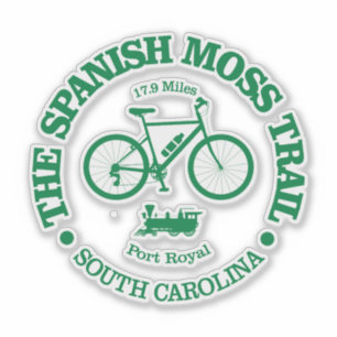 Spanish Moss Trail (cycling) Sticker
