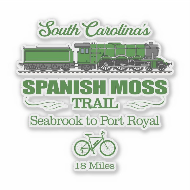 Spanish Moss Trail (RT2) Sticker (Front)