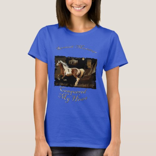 Spanish Mustang Horse_lovers T_shirt