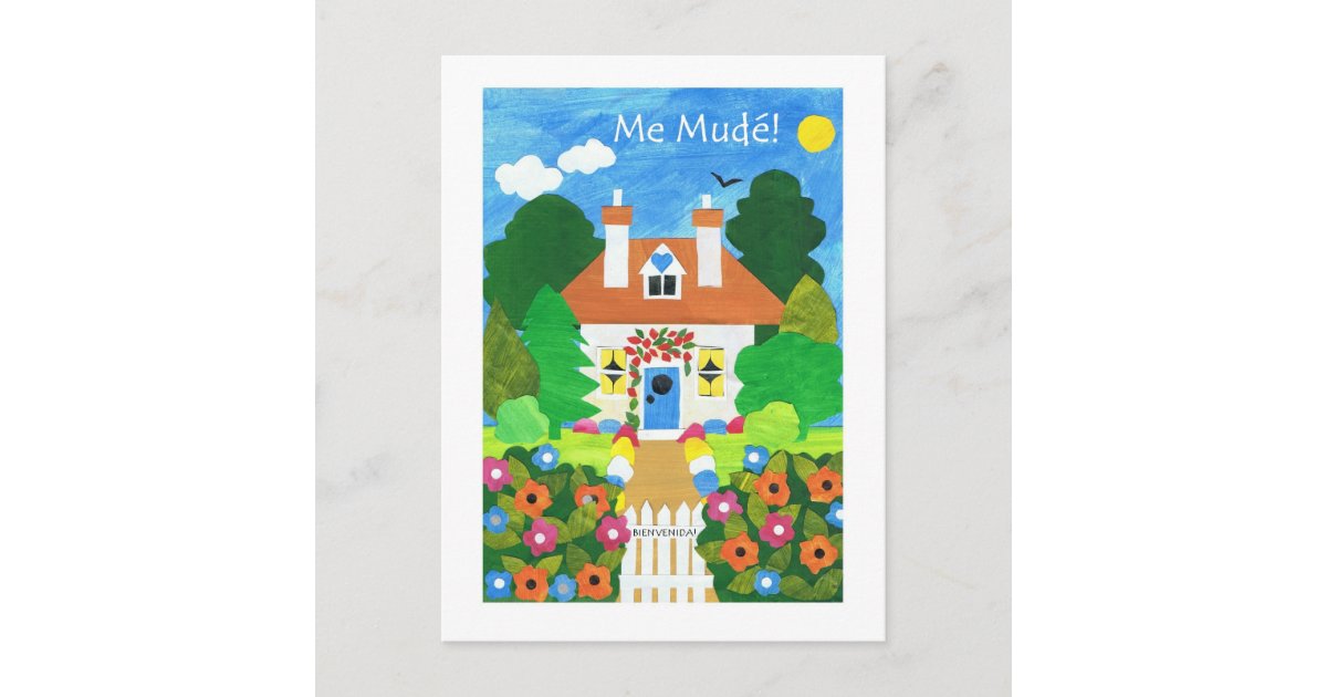 spanish-new-address-announcement-postcard-zazzle