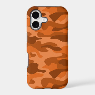 Spanish Orange Monocolor Camo iPhone 17 Case