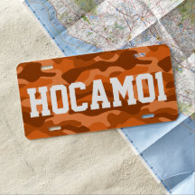 Spanish Orange Monocolor Camo