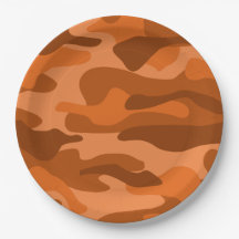 Spanish Orange Monocolor Camo