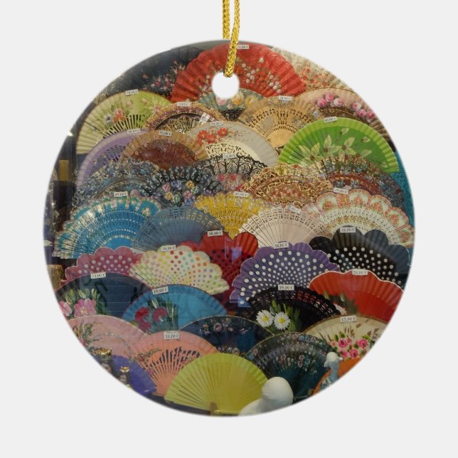Spanish Ornament - Flamenco Fans (Front)