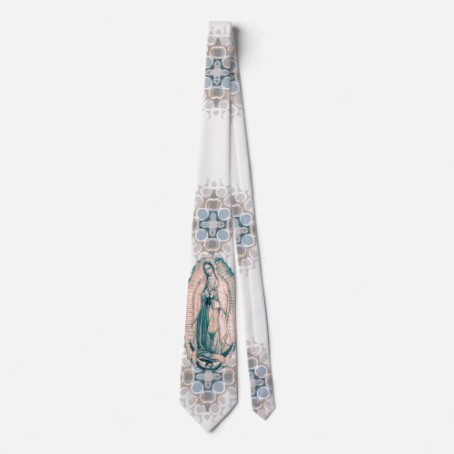 Spanish Our Lady of Guadalupe Virgin Mary Catholic Neck Tie